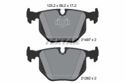 2148781 Sada brzdových destiček, kotoučová brzda Lightweight Technology TEXTAR