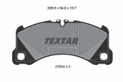 2152401 TEXTAR sada brzdových platničiek kotúčovej brzdy 2152401 TEXTAR