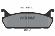 2155901 Brzdové destičky TEXTAR