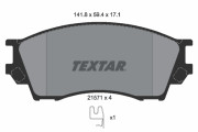 2157101 Brzdové destičky TEXTAR