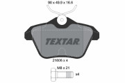2160601 Sada brzdových destiček, kotoučová brzda TEXTAR