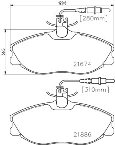 89003400 Souprava brzd, kotoučová brzda BrakeBox, Pad and Disc Kit TEXTAR