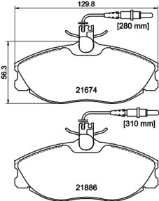 89003400 Souprava brzd, kotoučová brzda BrakeBox, Pad and Disc Kit TEXTAR