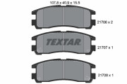 2170602 TEXTAR sada brzdových platničiek kotúčovej brzdy 2170602 TEXTAR