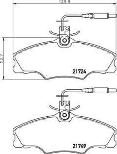 89011800 Souprava brzd, kotoučová brzda BrakeBox, Pad and Disc Kit TEXTAR