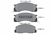 2183601 Sada brzdových destiček, kotoučová brzda TEXTAR