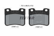 2185701 Sada brzdových destiček, kotoučová brzda epad TEXTAR