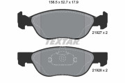 2192703 Sada brzdových destiček, kotoučová brzda epad TEXTAR