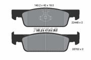 2244801 Sada brzdových destiček, kotoučová brzda epad TEXTAR