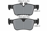 2256801 Sada brzdových destiček, kotoučová brzda epad TEXTAR
