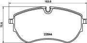 2264403 Sada brzdových destiček, kotoučová brzda Formula XT TEXTAR