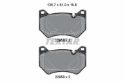 2295801 Sada brzdových destiček, kotoučová brzda epad TEXTAR