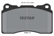 2309203 TEXTAR sada brzdových platničiek kotúčovej brzdy 2309203 TEXTAR