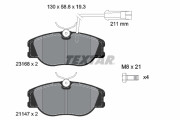 2316803 Sada brzdových destiček, kotoučová brzda epad TEXTAR