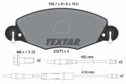 2327301 Sada brzdových destiček, kotoučová brzda epad TEXTAR