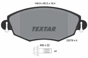89006100 Souprava brzd, kotoučová brzda BrakeBox, Pad and Disc Kit TEXTAR