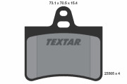 2330501 Sada brzdových destiček, kotoučová brzda TEXTAR