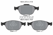 89015600 Souprava brzd, kotoučová brzda BrakeBox, Pad and Disc Kit TEXTAR