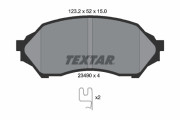 2349002 Brzdové destičky TEXTAR