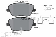 2358102 Sada brzdových destiček, kotoučová brzda epad TEXTAR
