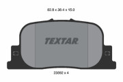 2359201 TEXTAR sada brzdových platničiek kotúčovej brzdy 2359201 TEXTAR