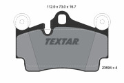2369481 Sada brzdových destiček, kotoučová brzda Lightweight Technology TEXTAR