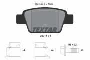 89016400 Souprava brzd, kotoučová brzda BrakeBox, Pad and Disc Kit TEXTAR