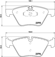 2379305 Sada brzdových destiček, kotoučová brzda Formula XT TEXTAR