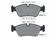89017100 Souprava brzd, kotoučová brzda BrakeBox, Pad and Disc Kit TEXTAR