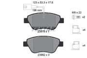2397903 Sada brzdových destiček, kotoučová brzda epad TEXTAR
