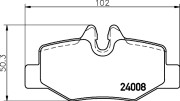 89017400 Souprava brzd, kotoučová brzda BrakeBox, Pad and Disc Kit TEXTAR