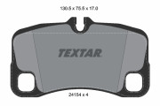 2415401 TEXTAR sada brzdových platničiek kotúčovej brzdy 2415401 TEXTAR