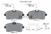 2417501 Sada brzdových destiček, kotoučová brzda epad TEXTAR