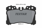 2424501 TEXTAR sada brzdových platničiek kotúčovej brzdy 2424501 TEXTAR