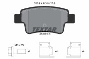 89017800 Souprava brzd, kotoučová brzda BrakeBox, Pad and Disc Kit TEXTAR