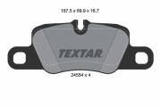2455404 TEXTAR sada brzdových platničiek kotúčovej brzdy 2455404 TEXTAR