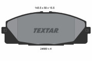 2468001 Brzdové destičky TEXTAR