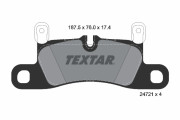 2472102 Sada brzdových destiček, kotoučová brzda TEXTAR