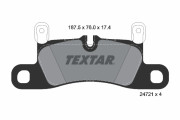 2472102 TEXTAR sada brzdových platničiek kotúčovej brzdy 2472102 TEXTAR
