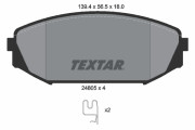 2480501 Brzdové destičky TEXTAR