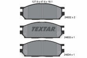 2483201 TEXTAR sada brzdových platničiek kotúčovej brzdy 2483201 TEXTAR