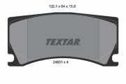 2485101 TEXTAR sada brzdových platničiek kotúčovej brzdy 2485101 TEXTAR