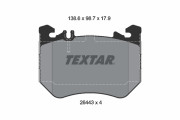 2644303 Sada brzdových destiček, kotoučová brzda epad TEXTAR