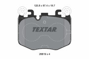 2681901 Sada brzdových destiček, kotoučová brzda epad TEXTAR