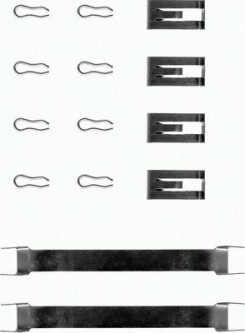 82015200 Sada příslušenství, obložení kotoučové brzdy TEXTAR