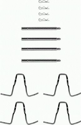 82018300 Sada příslušenství, obložení kotoučové brzdy TEXTAR