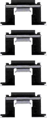 82026500 Sada příslušenství, obložení kotoučové brzdy TEXTAR