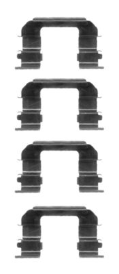 82508400 Sada příslušenství, obložení kotoučové brzdy TEXTAR