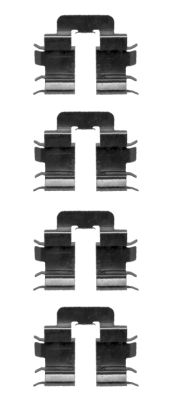 82519600 Sada příslušenství, obložení kotoučové brzdy TEXTAR