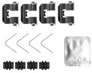 82550000 Sada příslušenství, obložení kotoučové brzdy TEXTAR